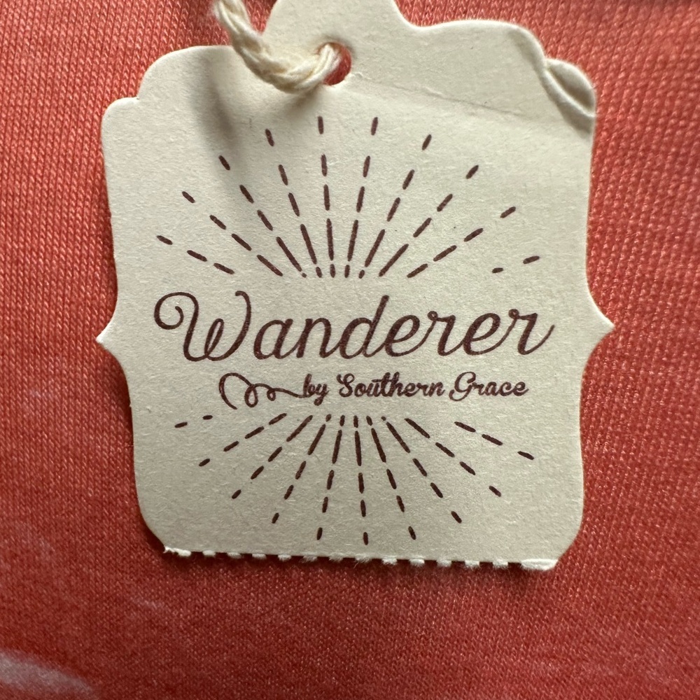 Southern Grace Orange Graphic Tee - Picture 3 of 4